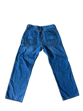 Ridgecut Toughwear Mens Blue Carpenter Jeans Workwear Utility Denim 32X30